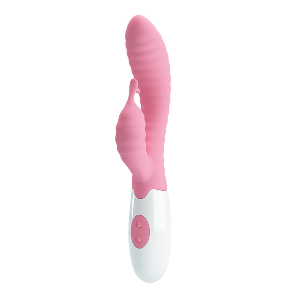 Pretty Love Hyman G-Spot Vibrator - 30 Function Curved Design - Pink