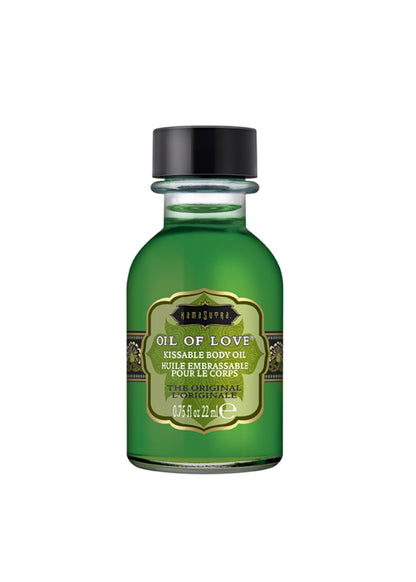 Kama Sutra Oil of Love - Kissable Foreplay Oil - 0.75 Fl. Oz. / 22 ml - Original Scent