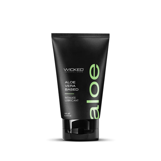 Wicked Sensual Care Aloe Vera Lubricant 4oz – Organic Aloe-Based Gel