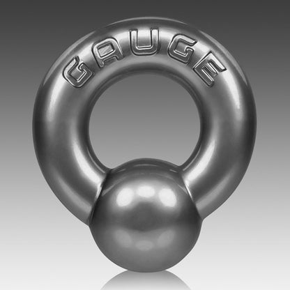 Oxballs Gauge Cockring - Stretchy Steel Cockring for Enhanced Support - Gray