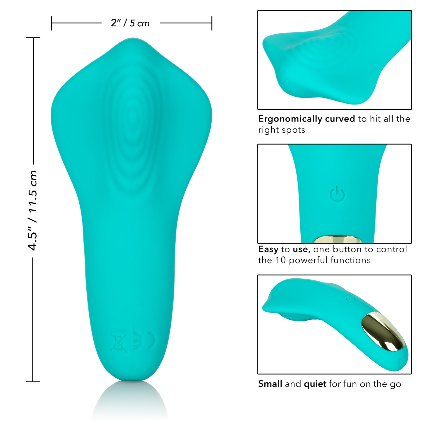 CalExotics Slay Pleaser Mini Vibrator – Green
