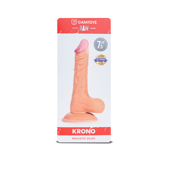 Camtoyz Krono Realistic Dildo with Suction Cup – Beige