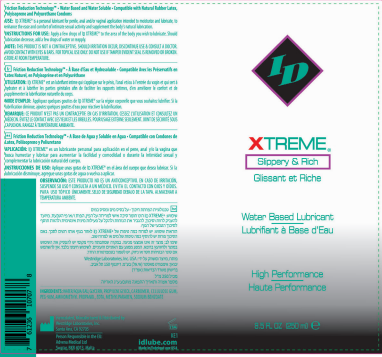I.D. Lubricants Xtreme 8.5 Fl Oz Personal Lubricant – Clear