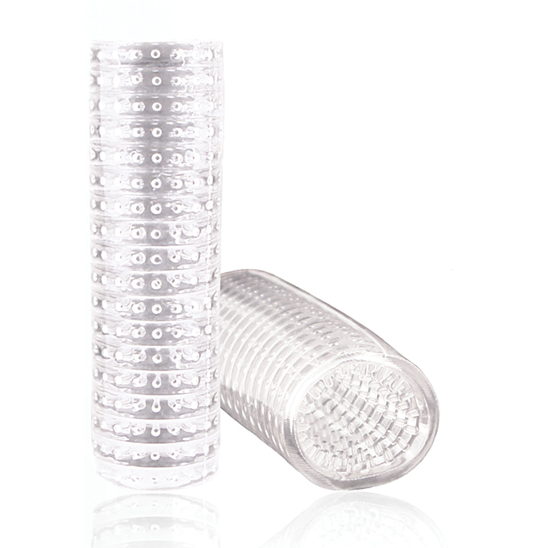 M for Men Stroke Sleeve - Clear - Soft and Stretchy Male Stroker