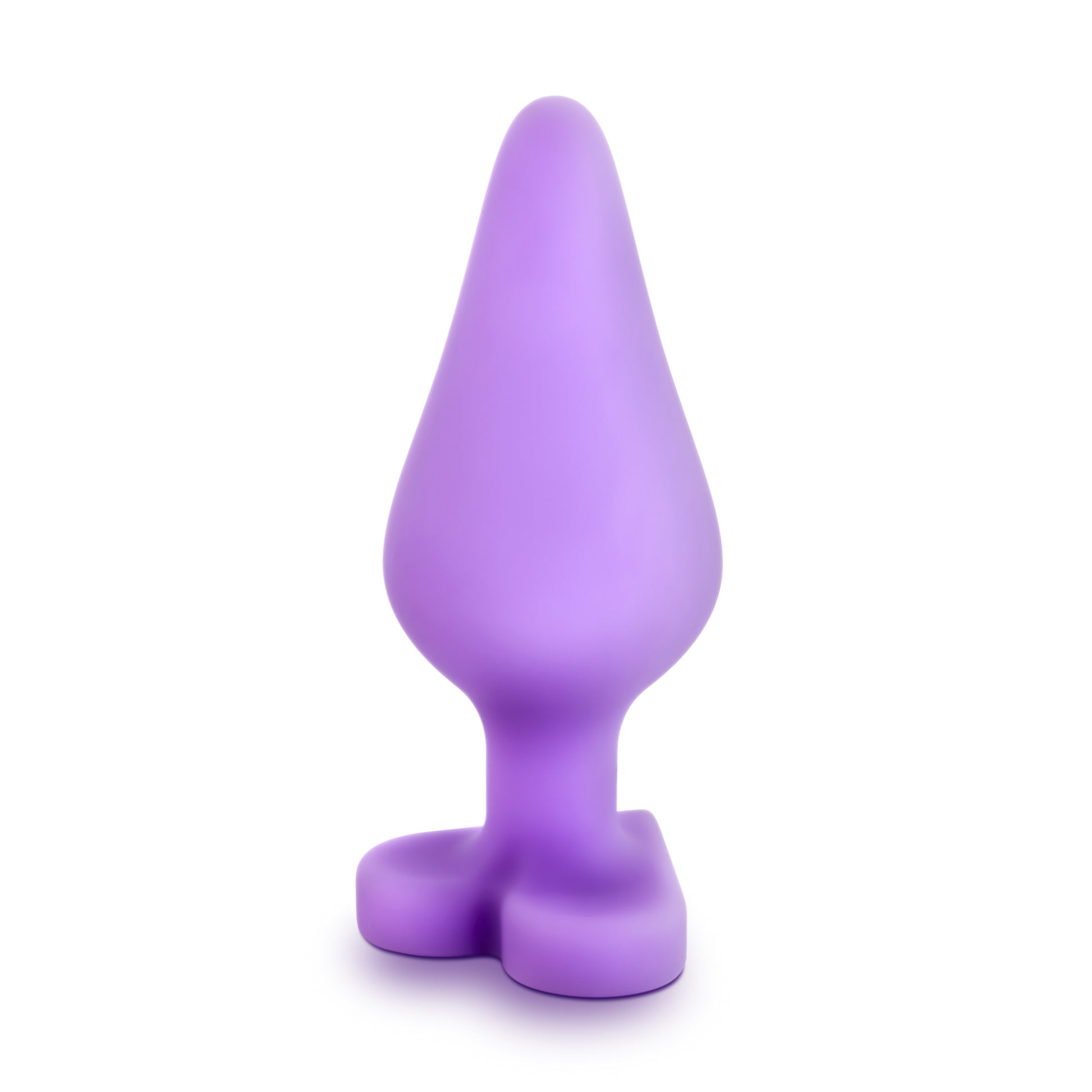Blush Naughty Candy Heart Do Me Now Plug - Purple - Soft Silicone