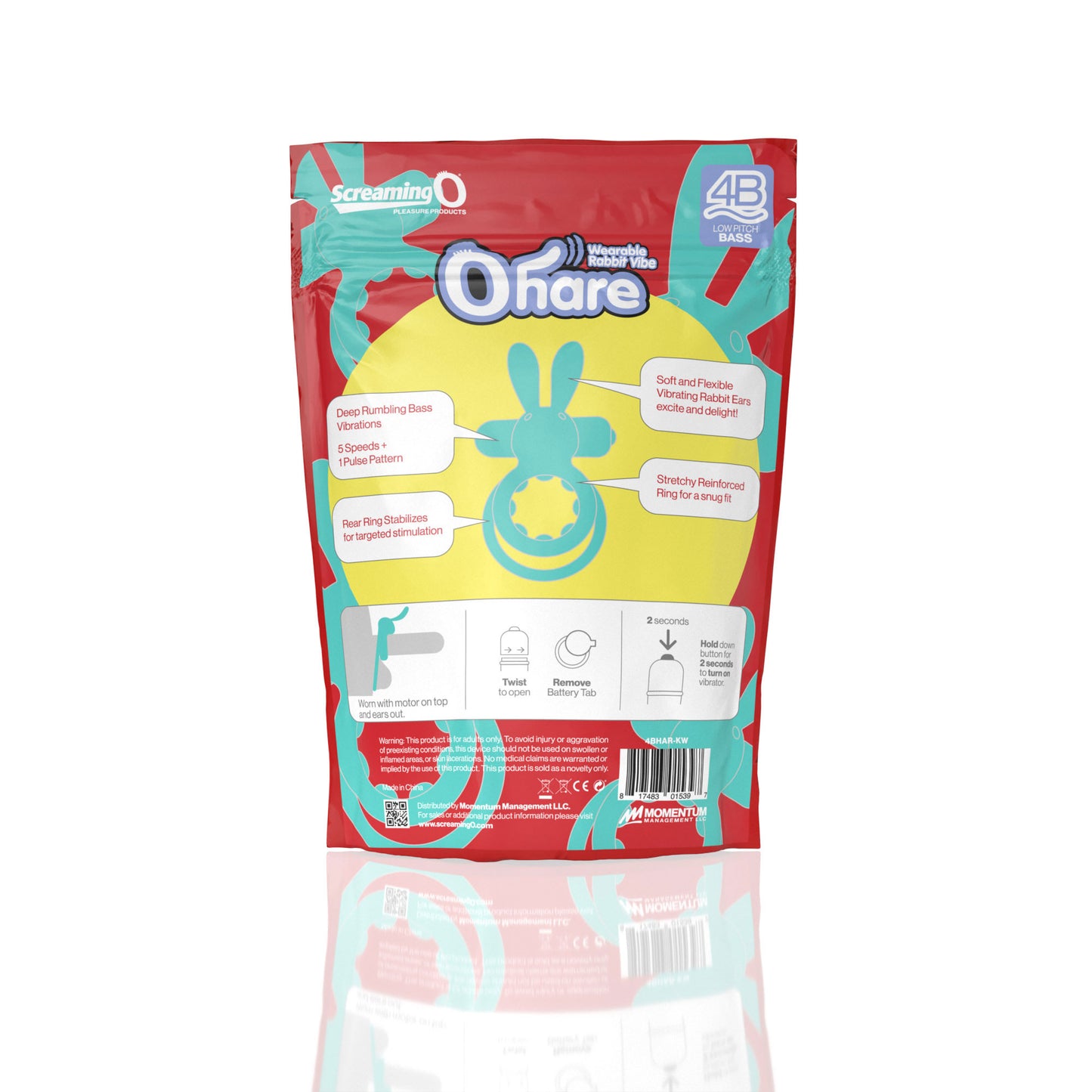 Screaming O Ohare Wearable Rabbit Vibe with 5 Speeds – Kiwi