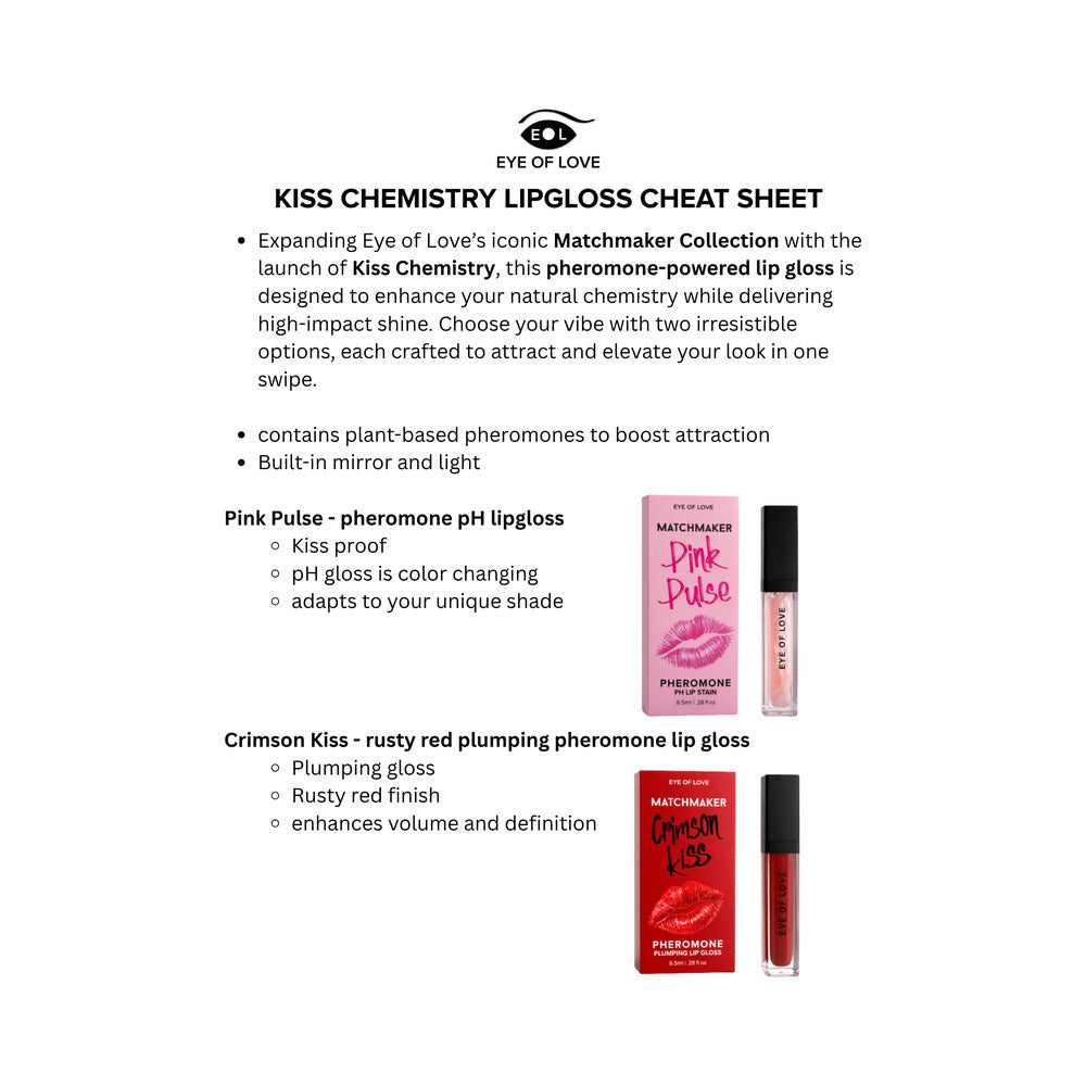 Eye of Love Matchmaker Attract Him Pheromone pH Lip Stain – Pink Pulse