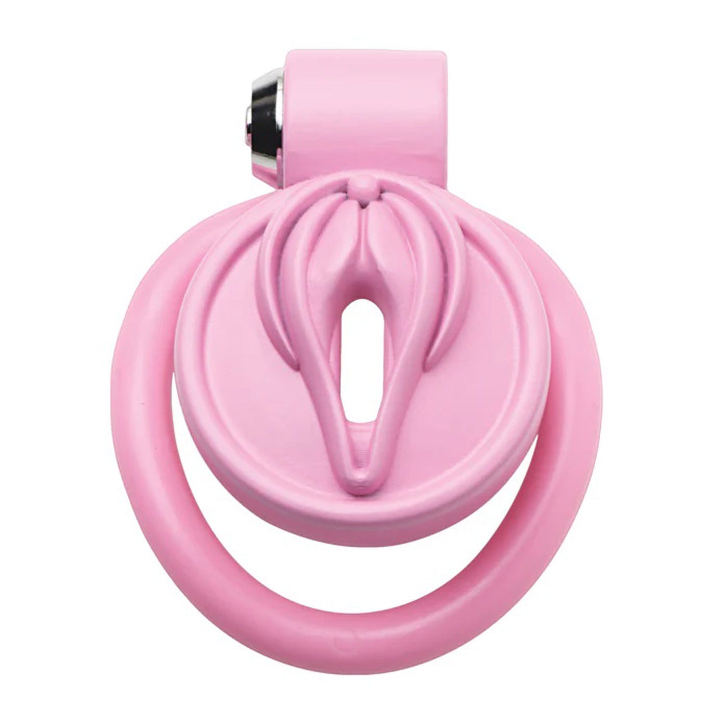 XR Brands Pussification Vulva Chastity Cage – Pink