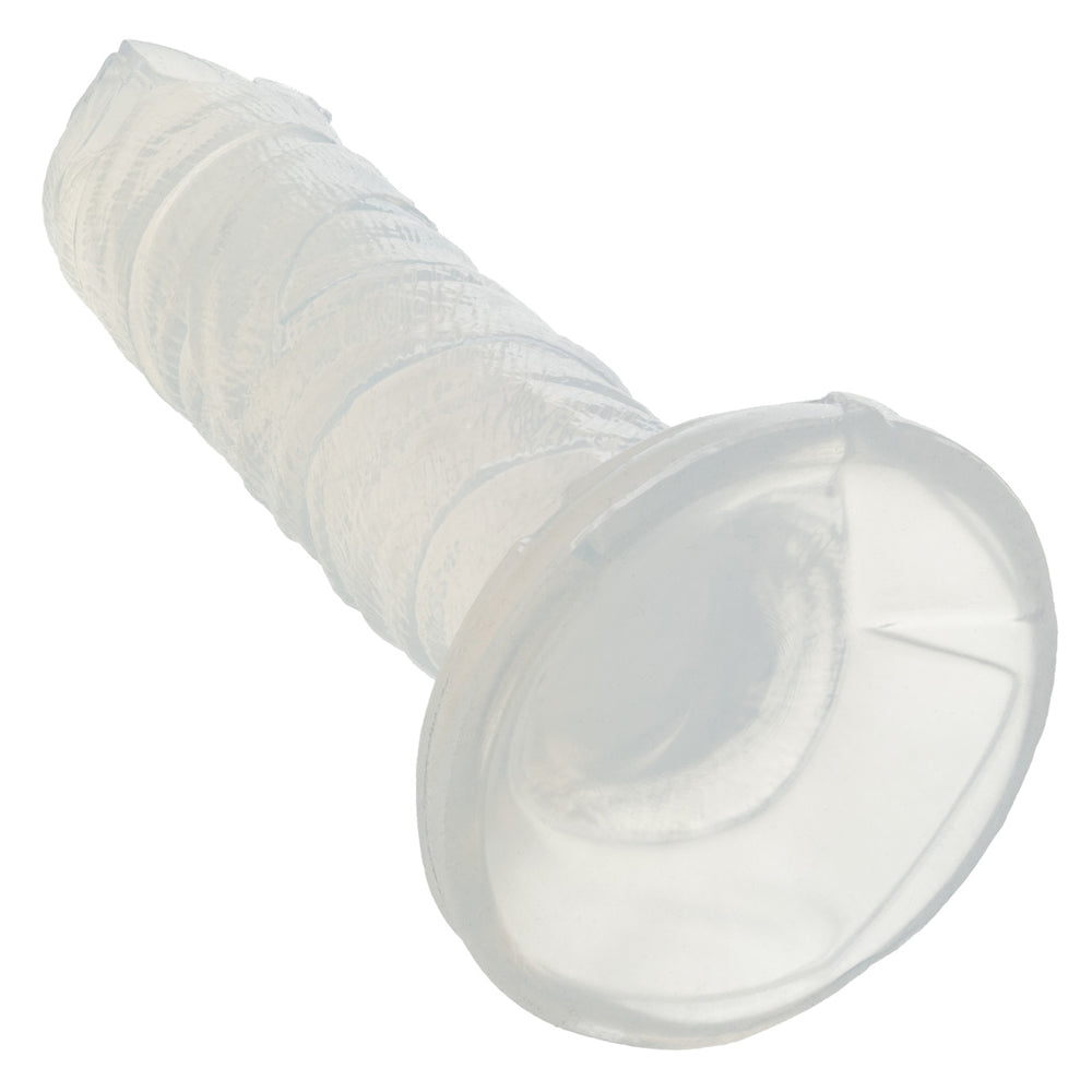 CalExotics Monster Dong The Invisible Man - Clear - Flexible Suction Cup Design