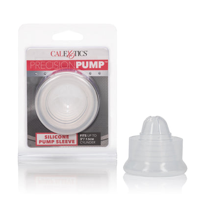CalExotics Precision Pump Silicone Pump Sleeve - Clear - Universal Fit for 3-inch Cylinders