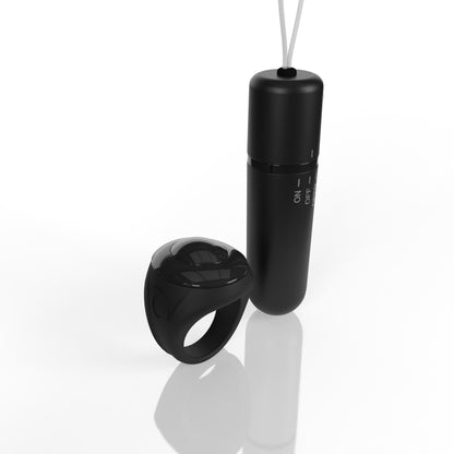 Screaming O 4t Vibrating Panty Set with Remote Control Ring - Black