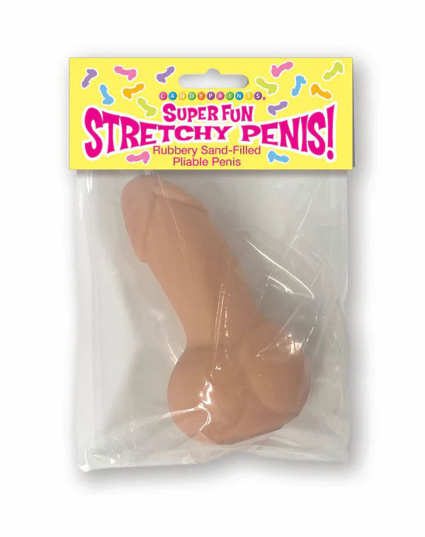 Little Genie Stretchy Sand Penis Sensory Toy - Beige