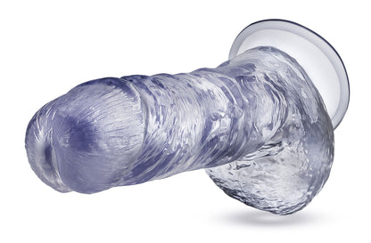 Blush B Yours Plus Mount n' Moan Dildo - Clear - G-Spot and P-Spot Stimulation