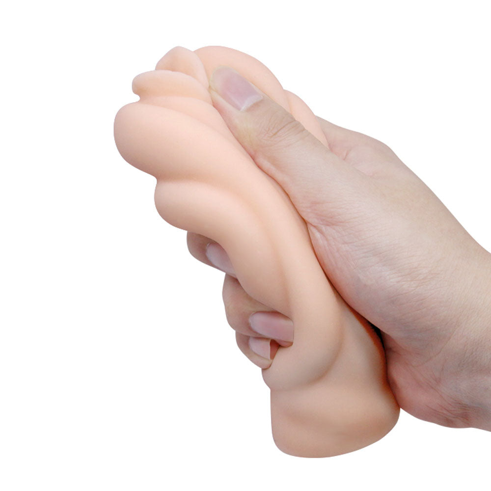Pretty Love Crazy Bull Realistic Anime 3D Vagina Masturbator - Beige