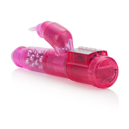 CalExotics My First Jack Rabbit Multi-Speed Vibrator with Rotating Beads - Pink