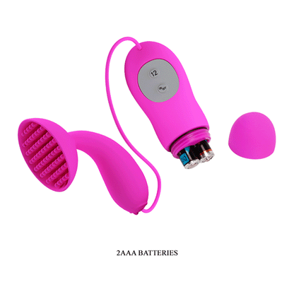 Pretty Love Brady Wand Massager with 12 Vibration Functions - Pink