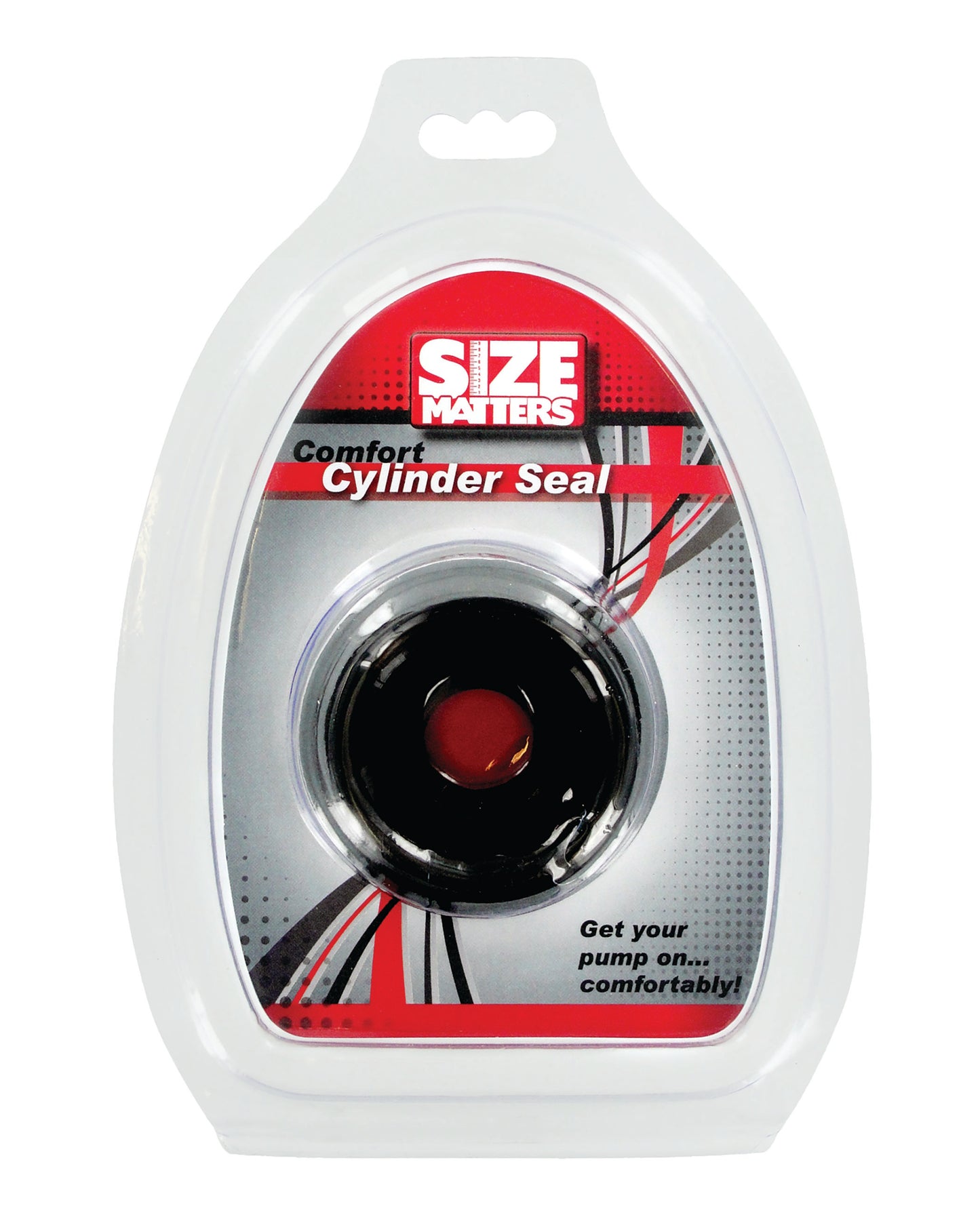 Size Matters Cylinder Comfort Seal – Black – Pump Accessory