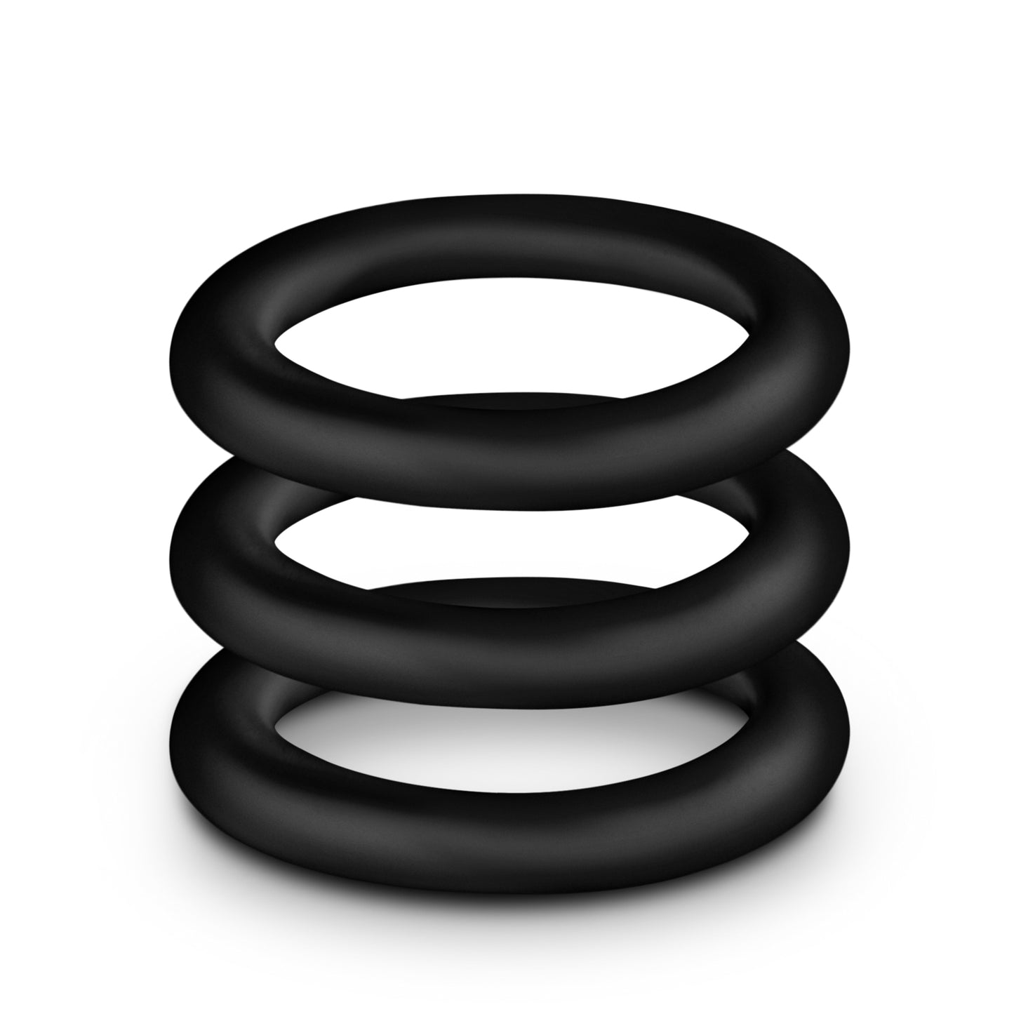Blush Performance Vs2 Pure Premium Silicone Cockrings - Small - Black