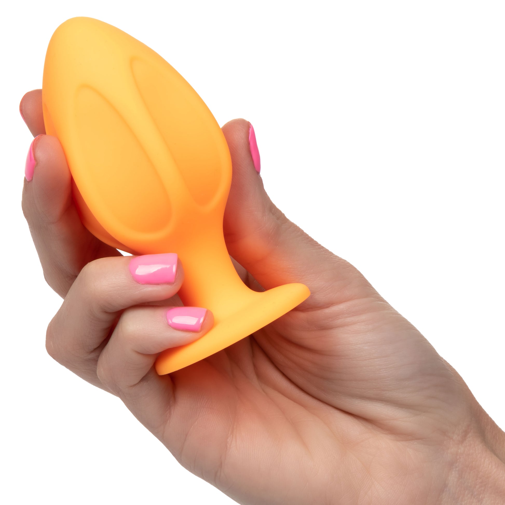 CalExotics Cheeky Anal Plug Set – Waterproof Silicone – Orange