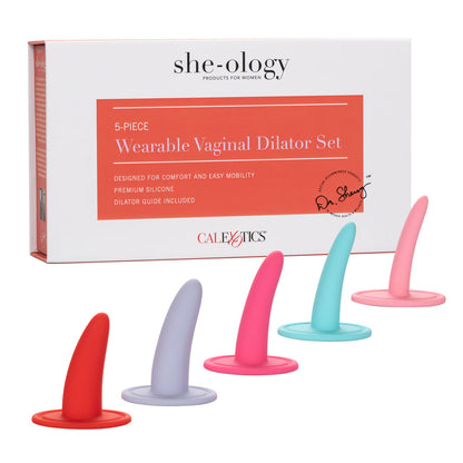 CalExotics She-Ology 5-Piece Wearable Vaginal Dilator Set - Multi