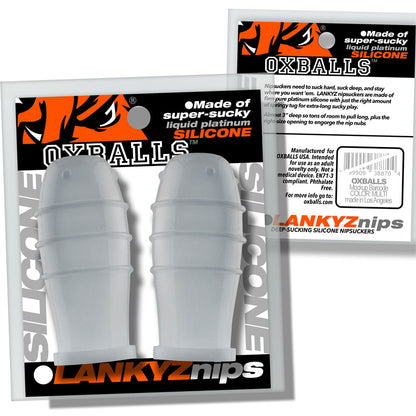Lankyz Silicone Nipsuckers - Suction Device - Clear