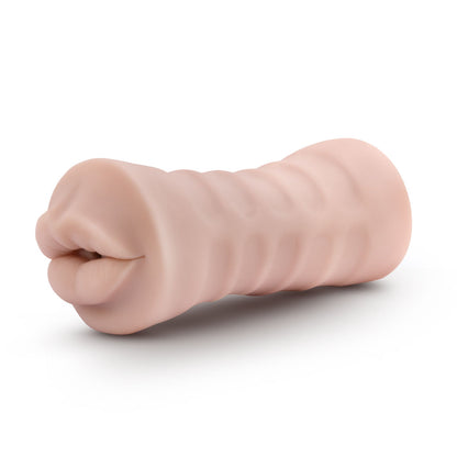 Blush Angie Vibrating Stroker for Men - Beige