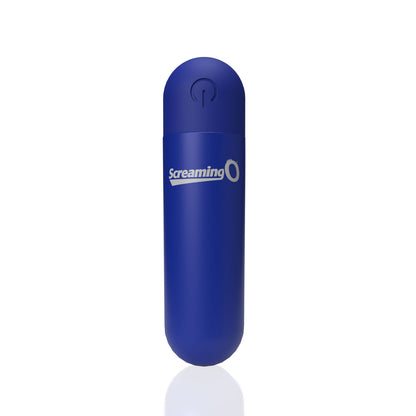 Screaming O Soft Touch Rechargeable Bullet - Multi-Function Waterproof Vibrator - Blue