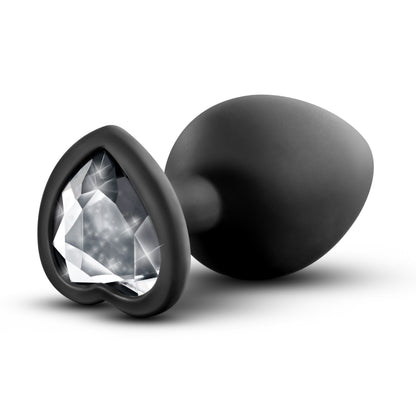 Temptasia Bling Plug - Medium Anal Plug with Flared Base - Black