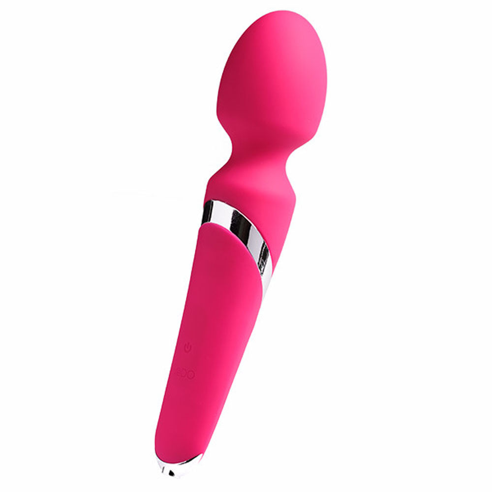 VeDO Wanda Rechargeable Wand - Powerful Multi-Function Vibrator in Foxy Pink