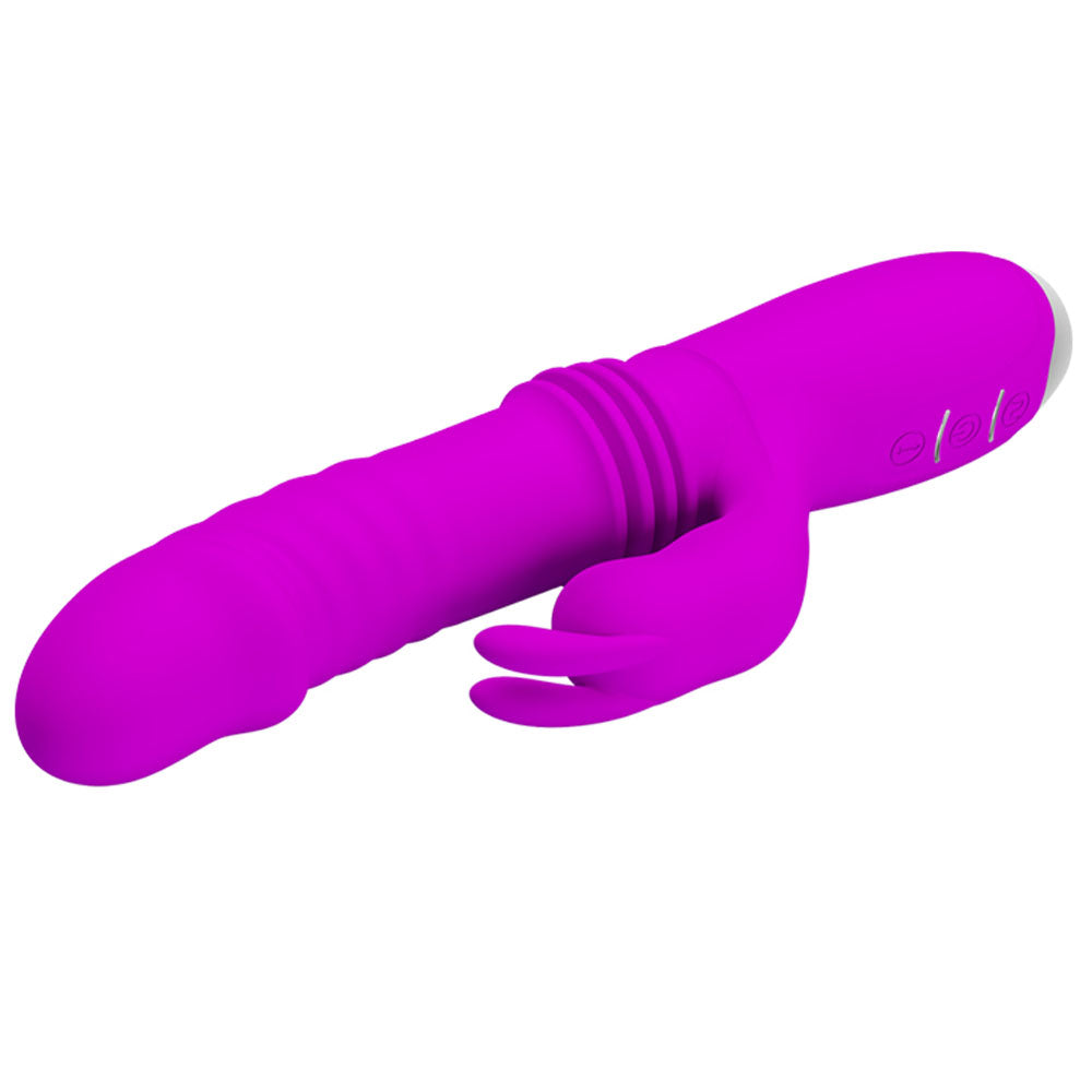 Pretty Love Dorothy Thrusting Rabbit Vibrator - Purple - Multi-Function