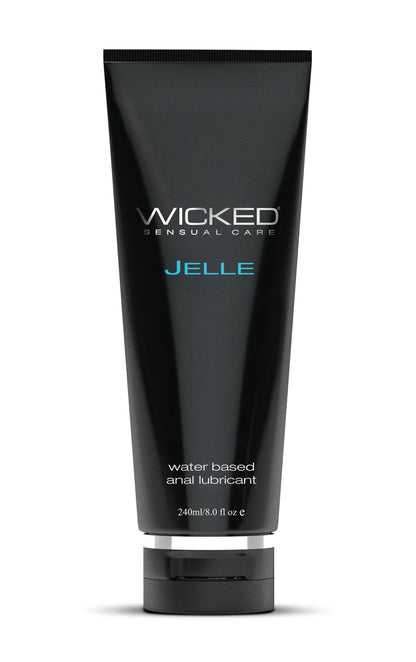 Wicked Jelle Water-Based Anal Lubricant – 8 Fl. Oz. – Glycerin-Free
