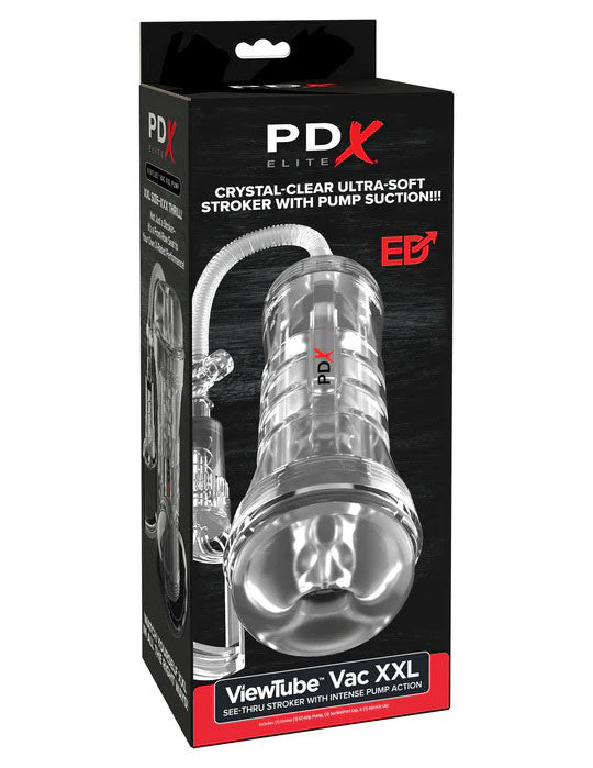 Pipedream ViewTube Vac XXL Pump Stroker – Clear