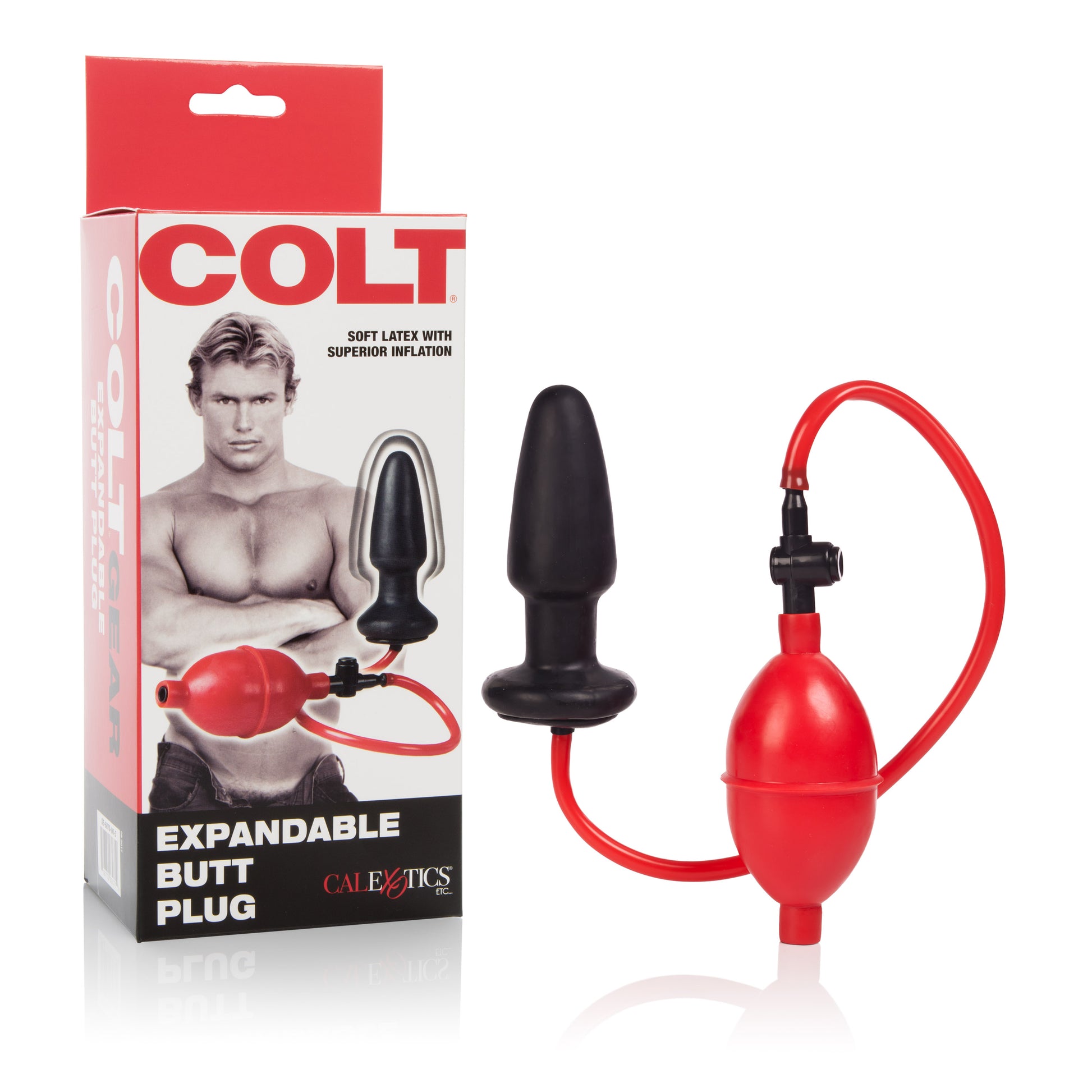 CalExotics Colt Expandable Butt Plug – Inflatable Red