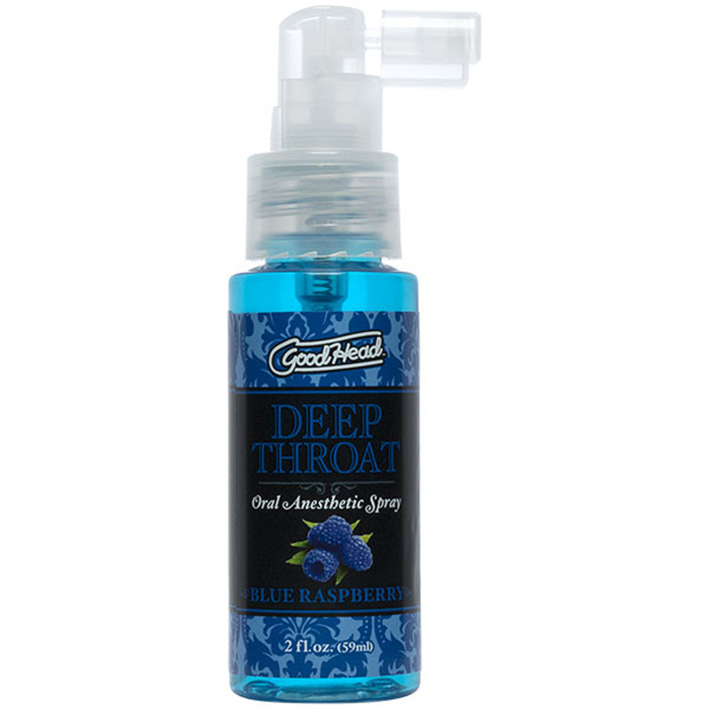 Goodhead Deep Throat Spray – Blue Raspberry Flavor