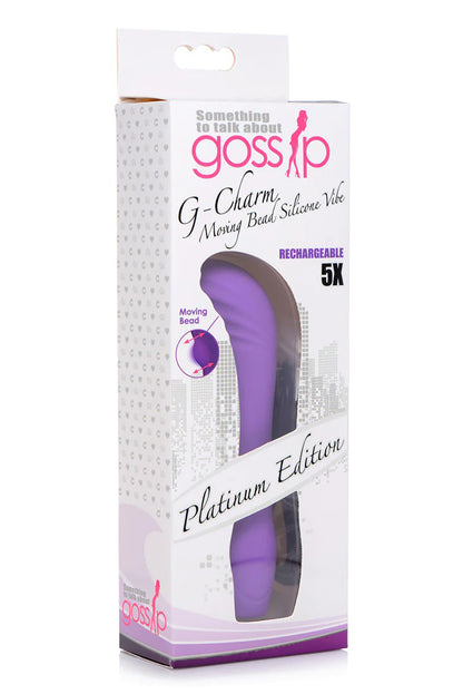 Curve Toys G-Charm Moving G-Spot Bead Mini Vibe – Violet