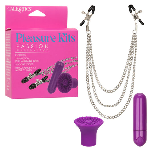 CalExotics Pleasure Kits Passion Collection – Purple Rechargeable Intimate Kit