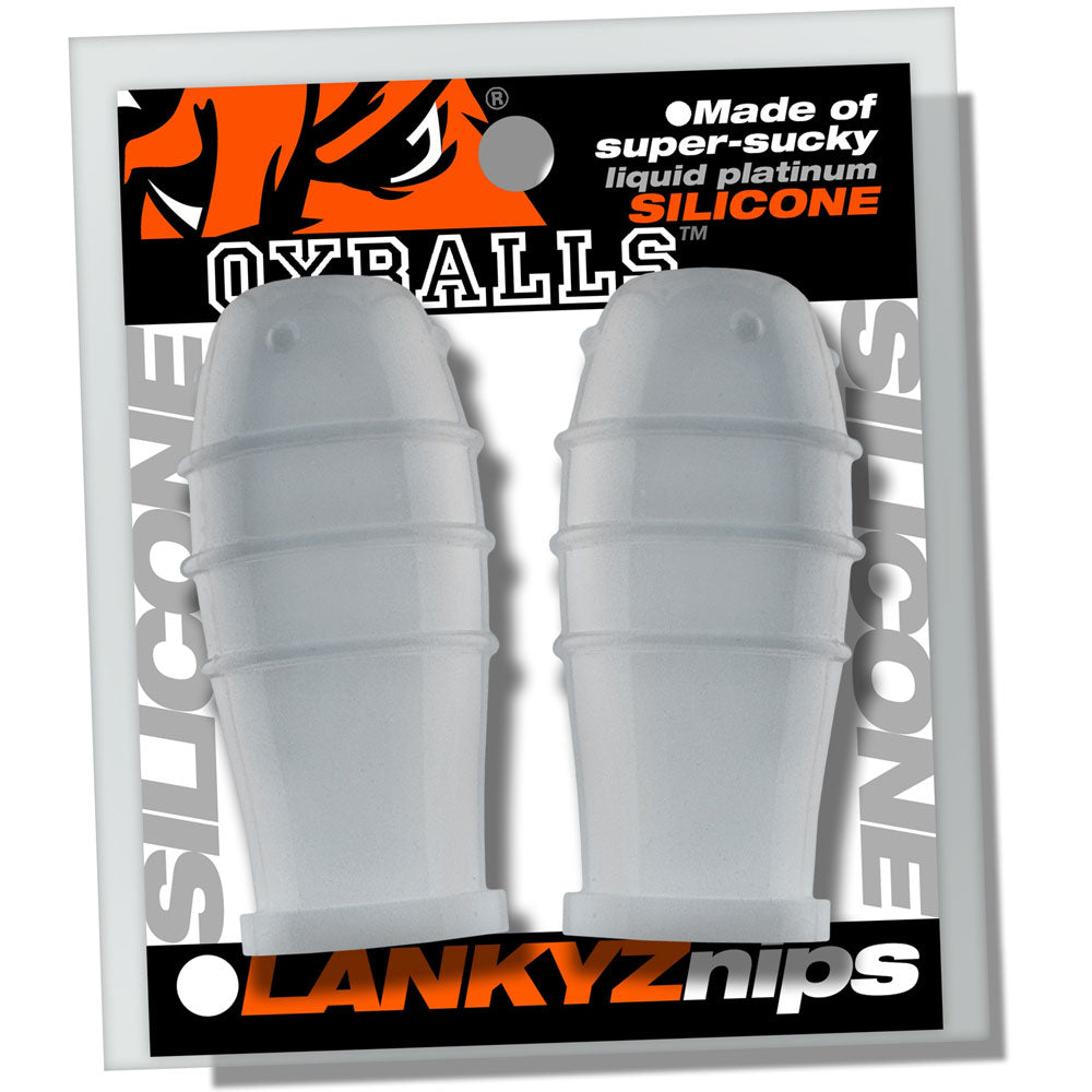 Lankyz Silicone Nipsuckers - Suction Device - Clear