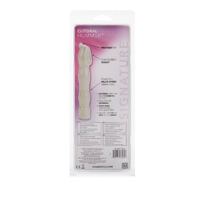 CalExotics Waterproof Clitoral Hummer – Multi-Speed Vibrating Device – White
