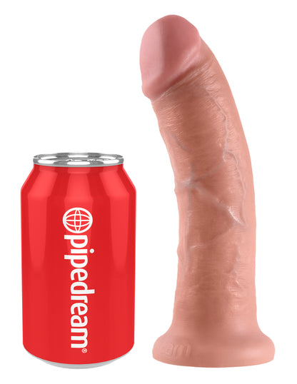 Pipedream King Cock 8-Inch Cock - Realistic Flesh Dildo with Suction Cup