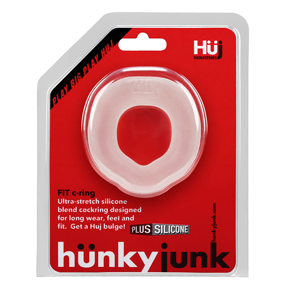 Oxballs Hunkyjunk Fit Ergo C-Ring – Clear