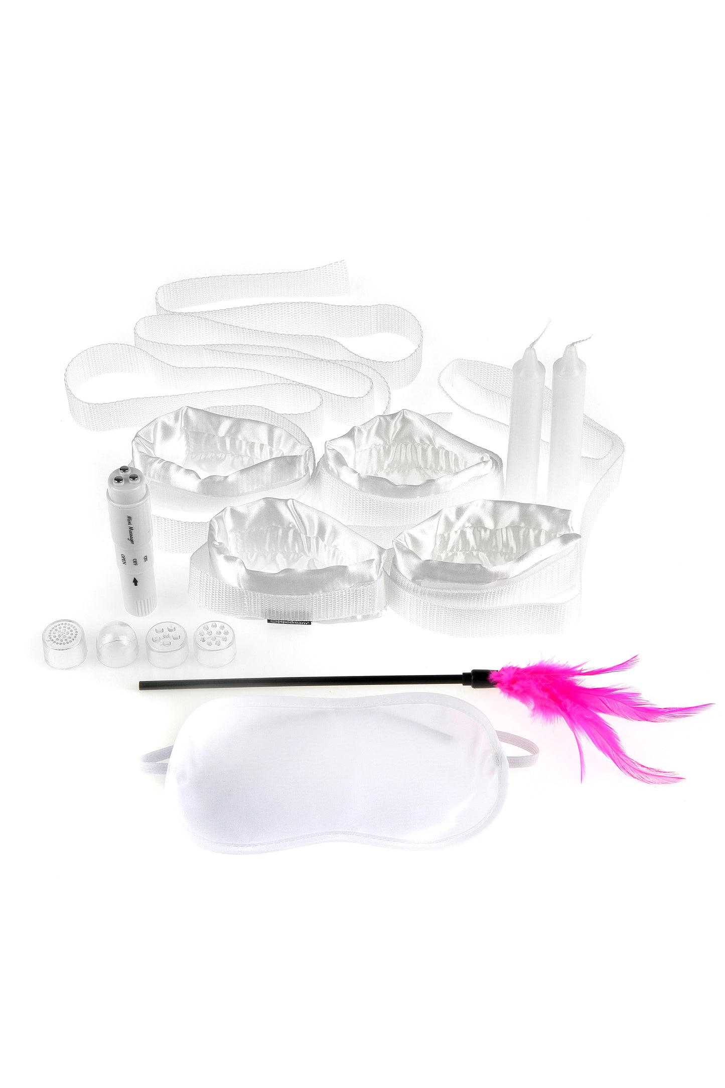 Pipedream Honeymoon Bondage Kit – Complete Bondage Set with Vibe and Accessories