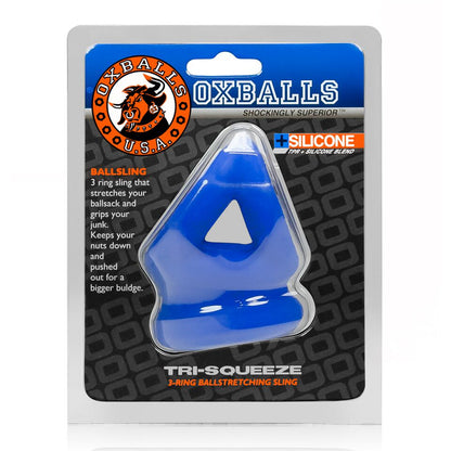 Oxballs Tri-Squeeze Ball-Stretch Sling – Cobalt Ice