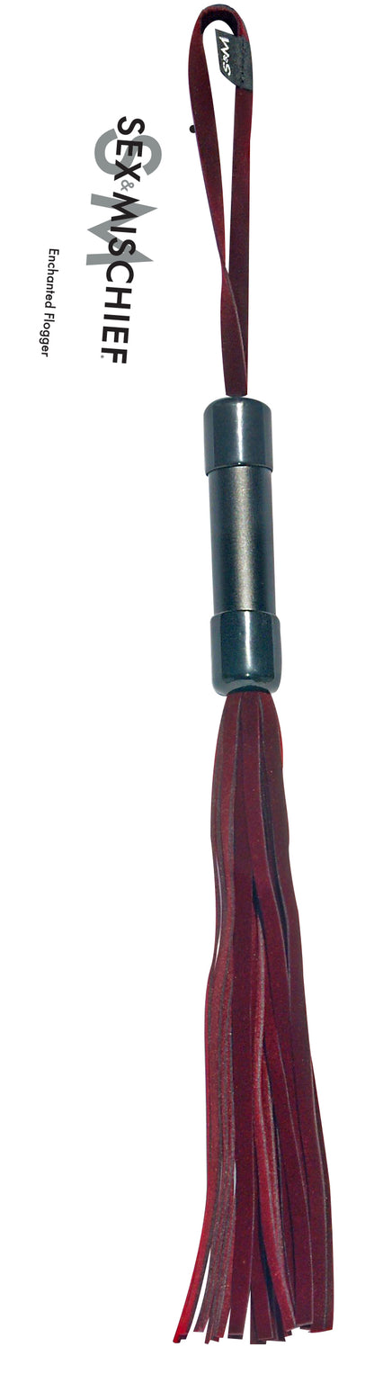 Sportsheets Enchanted Flogger – 13" Burgundy Flogger for Versatile Use