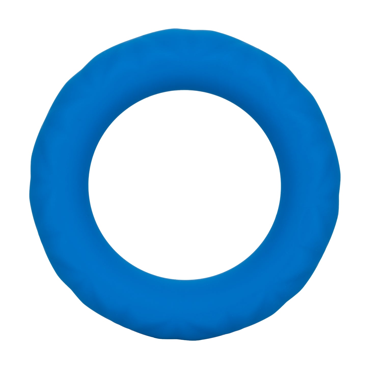 CalExotics Link Up Ultra-Soft Max Cock Ring – Blue, Textured, Phthalate Free