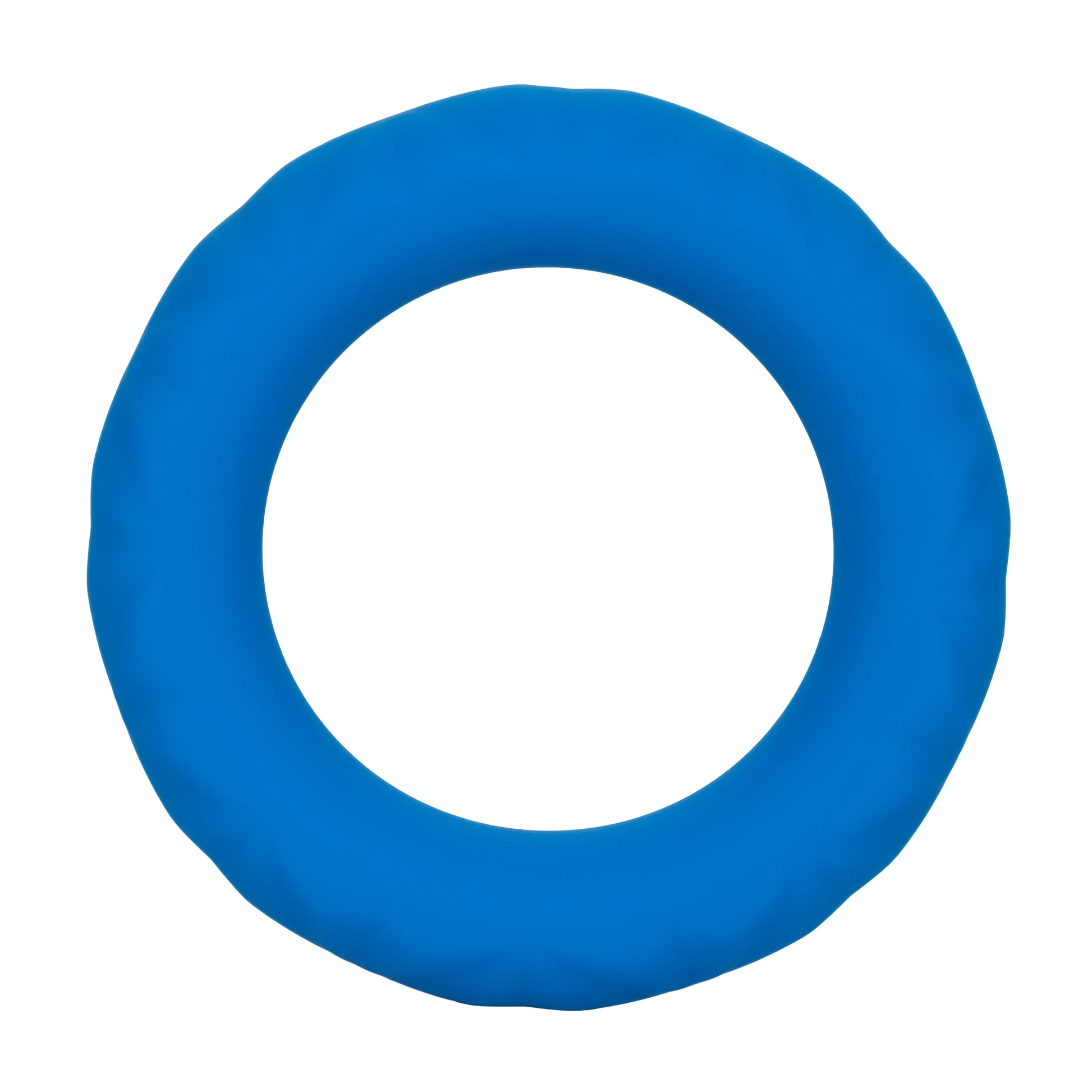 CalExotics Link Up Ultra-Soft Max Cock Ring – Blue, Textured, Phthalate Free