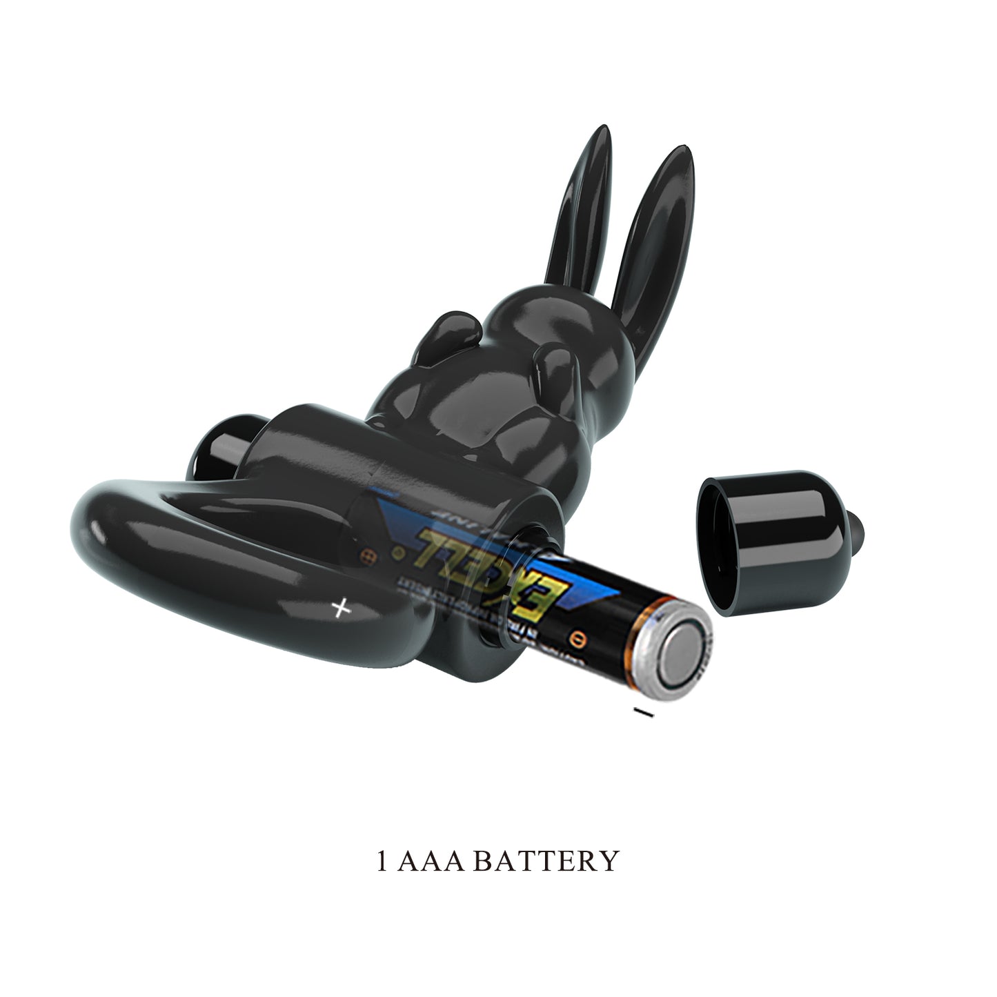 Pretty Love Exciting Ring - Black - Vibrating Penis Ring with 10 Vibration Settings