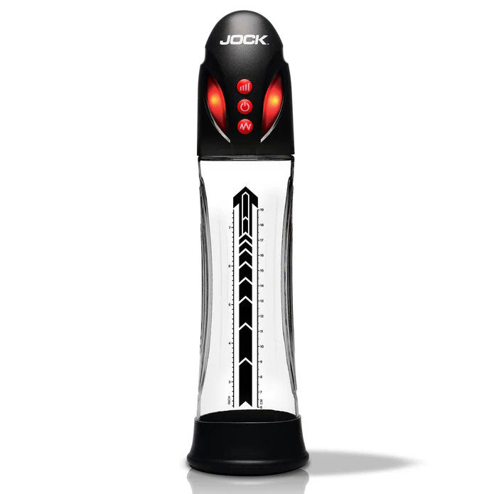 Curve Toys Power Up Automatic Waterproof Penis Pump - Clear - 4 Adjustable Speed Modes