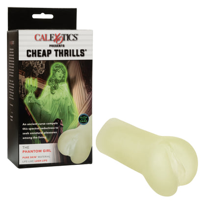 Cheap Thrills The Phantom Girl Masturbator with Glow in the Dark Feature – Green