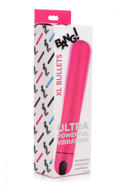 Bang XL Bullet Vibrator – Pink – Multi-Function Waterproof Rechargeable
