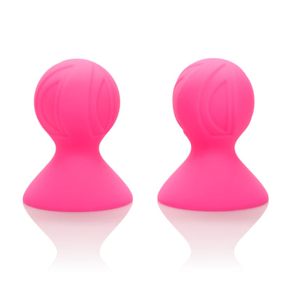 CalExotics Nipple Play Silicone Pro Nipple Suckers – Pink
